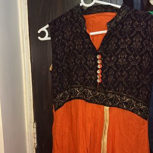 Orange Kurta