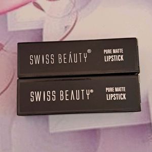 Swiss Beauty Pure Matte Lipstick Combo