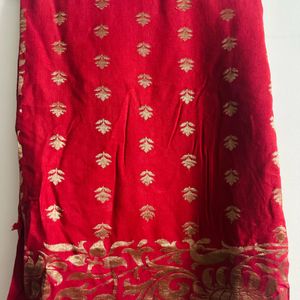 Pure Soft Tussar Silk With Designer Blouse