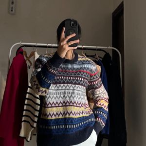 GAP Blue Multicolour sweater