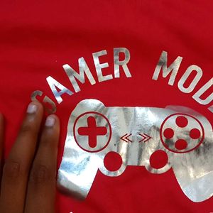 Gamer Model Activated Print Kids T Shirt