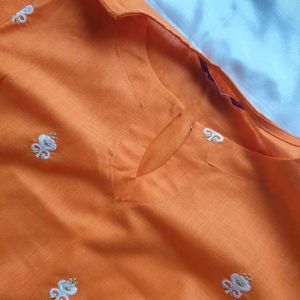 Orange Kurta