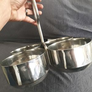 STAINLESS STEEL TIFFIN & FOOD SERVING SET