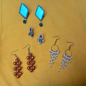 Bigg Offer❤‍🔥4 Set Earrings 🍁