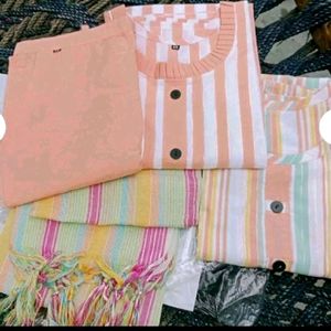 4 Set Of Kurta And Pant 1 Dupatta Sale❗