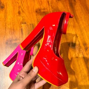 Barbie heels Red/Pink/Black