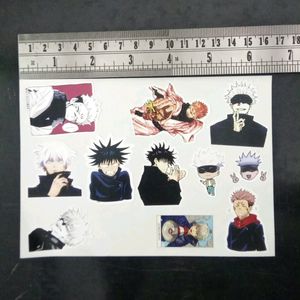 11 Jujutsu Kaison Anime Stickers