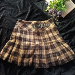 Price Drop Korean Design Checkered Skirt