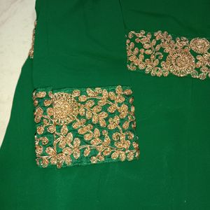 Bottle Green Gown