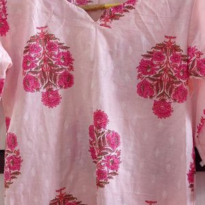 Pink Kurti Top