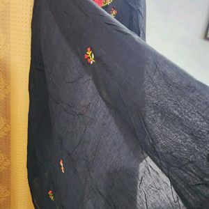 Black Suit  With Hand Embroidery Work