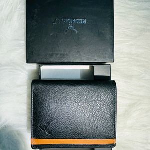 Men Ethnic, Formal Tan Genuine Leather Wallet