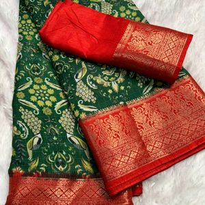 Super Soft Dola Silk Saree At Rs 630 Only