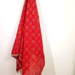 Rajasthani Red Anarkali Kurta Set