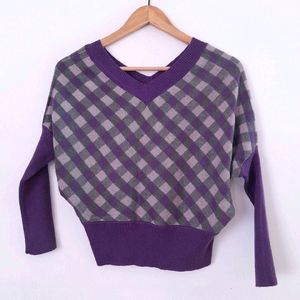 Purple Casual Top (Women)