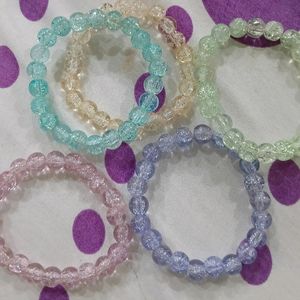 Pastel Beaded Bracelets