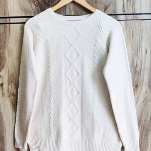 Cream Colour Sweater Size-38