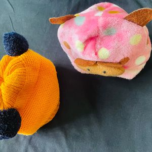 Combo Of Two Baby Woollen Caps 🧢