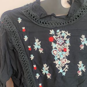 Embroidered Classy Top