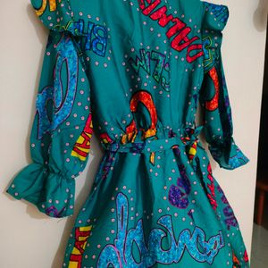 Funky Boho Print Dress