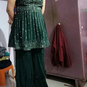 Kurti With Sarara & Dupatta