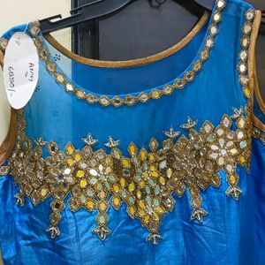 Blue & Golden Ethnic Wear