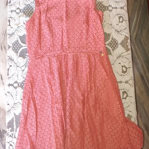 Brand ONLY A Line Coral flowy Dress