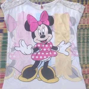 Girl's Minnie Mouse Fancy Top