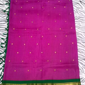 pure Kanchi pattu saree