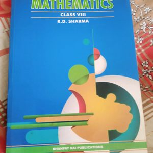 Class 8 R.D. Sharma Book