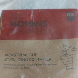 Menstrual Cup Sterilizing Container