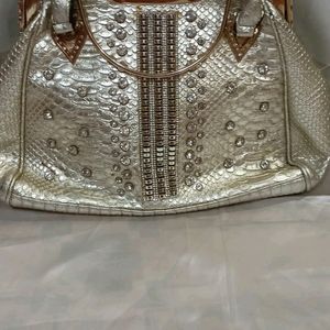 Diamond Golden Hand Bag