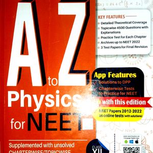 CENGAGE  A to Z Physics For NEET