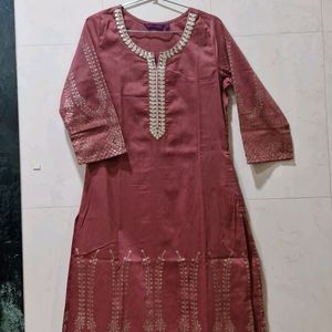 Dust Rose Pink Kurti