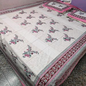 Double Bed Bedsheet Pure Cotton