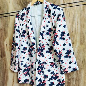 Printed Designer Coat Size-36