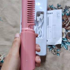 Comb Hair Straightener Rechargeable