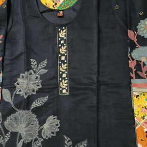 Black Kurta Set