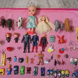 Action Figure Toys and Key Chains