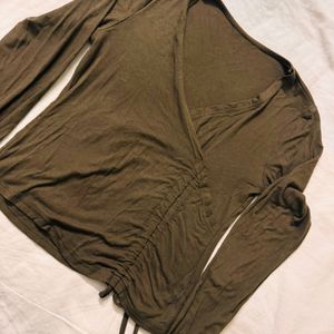 Fitted Olive Top