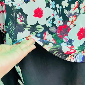 Womens Floral Print Top