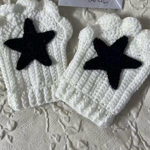 Crochet Star Fingerless Gloves