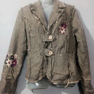 Beautiful Jacket Woolen With Embroidery