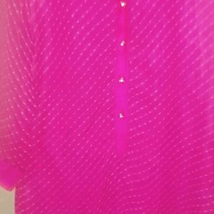 Beautiful Pink Kurti For Girls