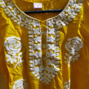 Fancy Kurti (Yellow Colour)