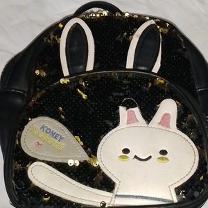 Beautiful Black Sequence Bag For Kids