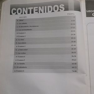 spanish books,class 1