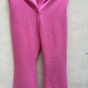 H&m Pink Bootcut Trauser