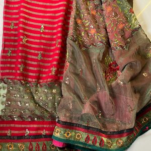 Heavy Embroidery Saree