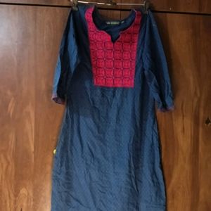 Blue Single Kurti